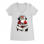 Vrouwen Tee Shirt Wise Monkey - Hear no evil